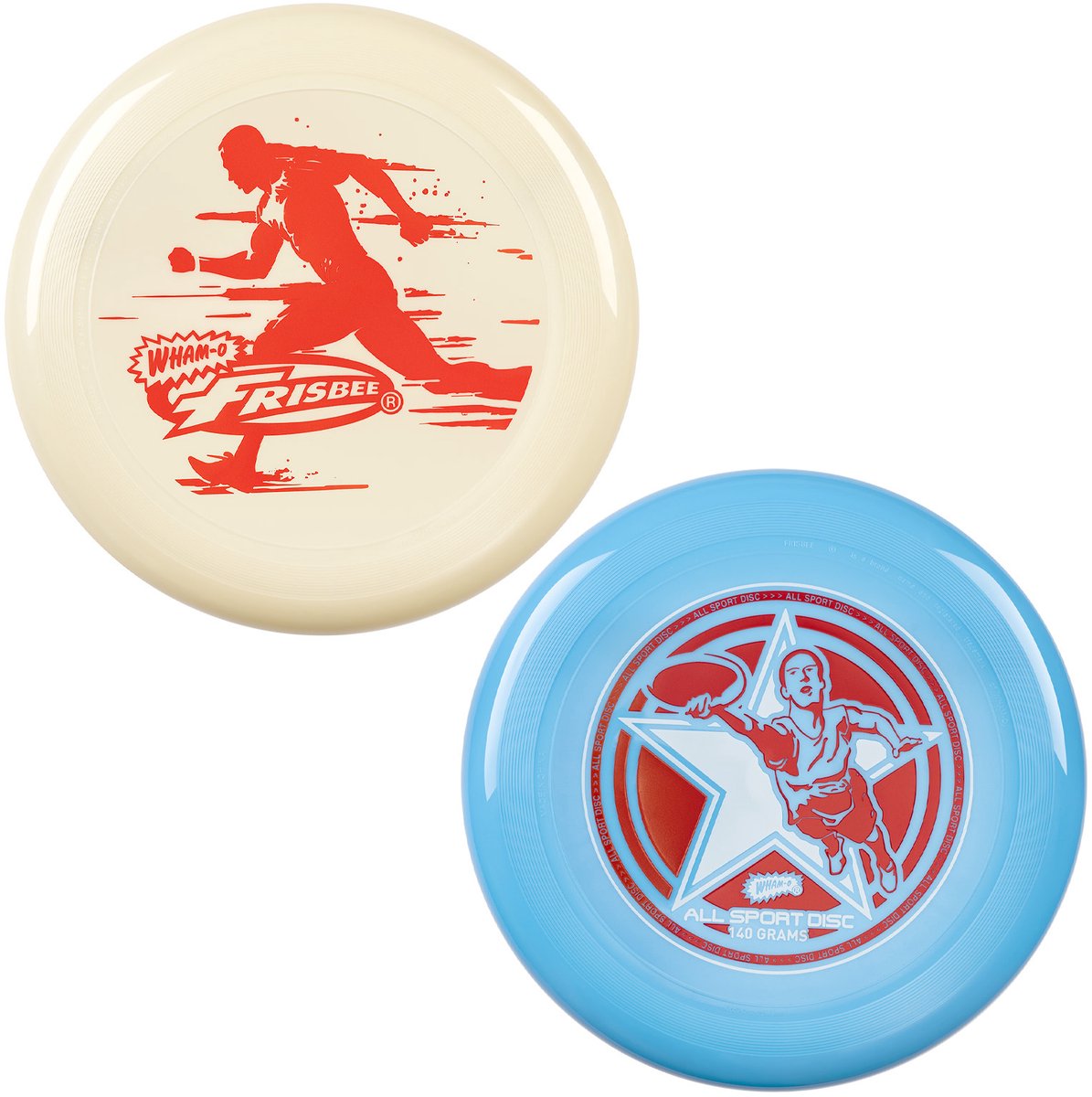 FRISBEE All Sport Werpschijf - 25,02 cm - 140g Duurzaam - 2 stuks