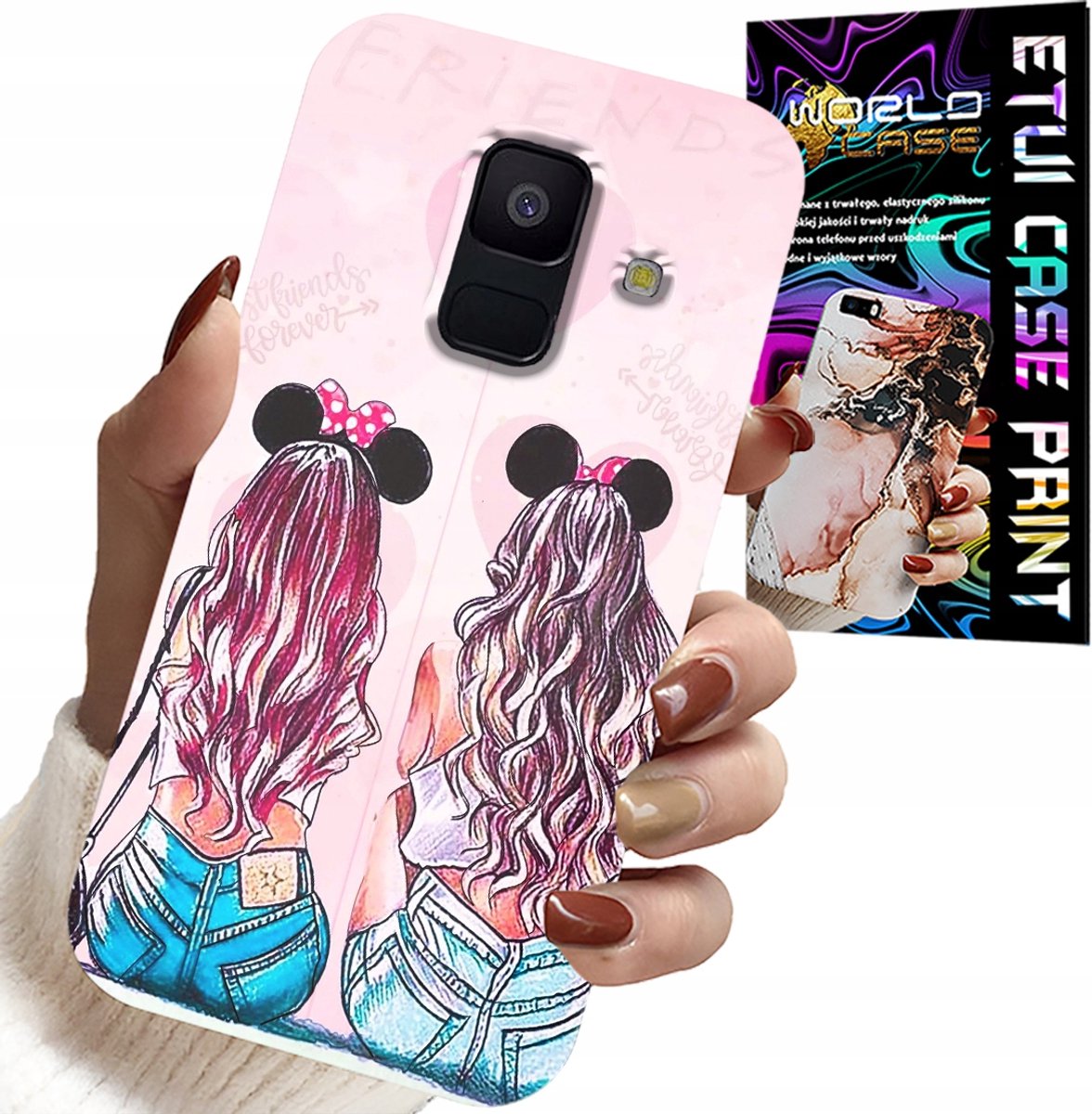 HOESJE VOOR SAMSUNG A6 2018 - EEN DESIGN VOOR JE BESTE VRIENDEN