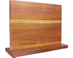 Krumble Magnetisch messenblok - acacia hout - Messenhouder voor uw messenset - Messenset niet inbegrepen - Bruin