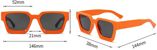 Oranje Zonnebril - 2 Stuks - Unisex - Festival Bril - Koningsdag zonnebril - Koningsdag Bril - Trendy Zonnebril - Nederlands Elftal - WK 2026 van Merkloos — afbeelding 5