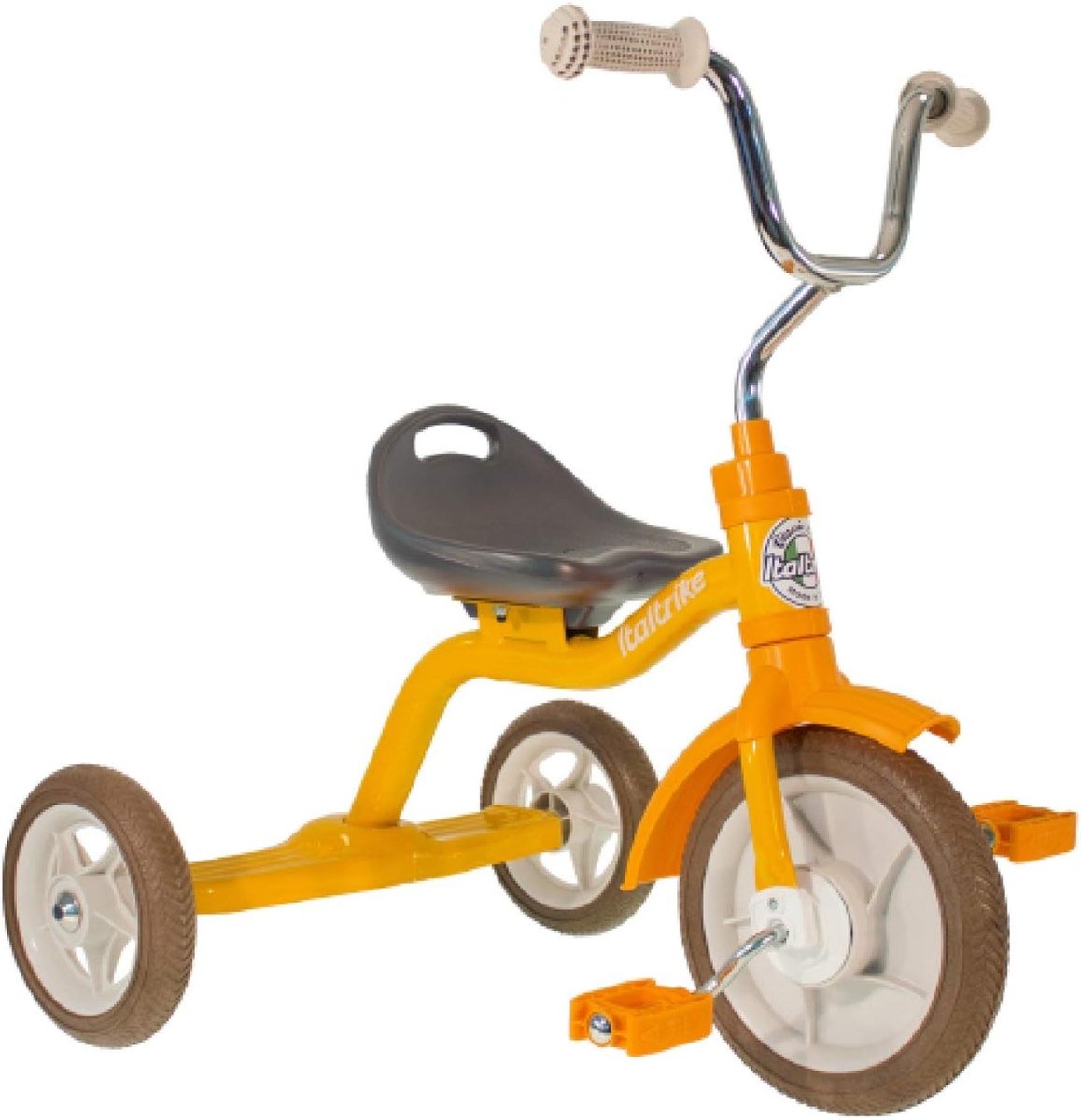 Driewieler - Loopfiets - Buitenspelen - Grote Voetsteun - 67 x 52 x 58 cm - Geel