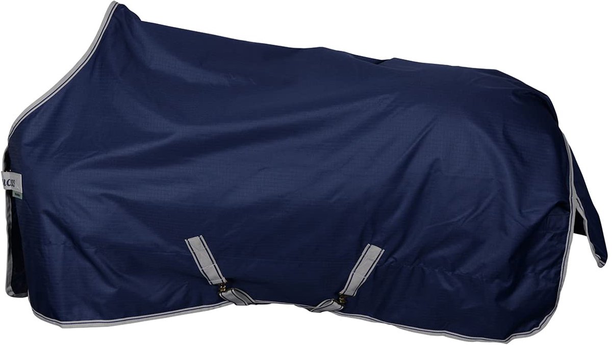 Paardendeken - Paardentextiel - Buitenbescherming - Waterdicht ripstop - 115 cm - Marineblauw
