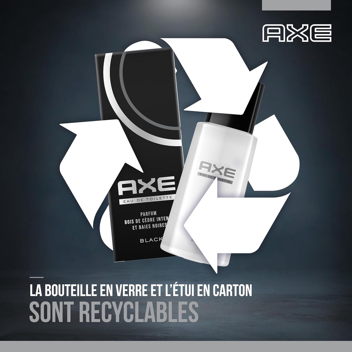 AXE Black - SET - Eau de Toilette 100 ml / Douchegel / Deo Spray 72H Dry – foto 4