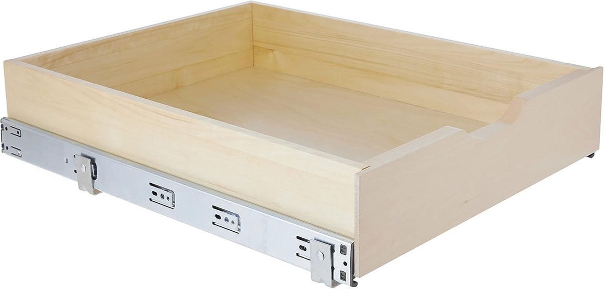 Houten Ladekast - Opbergkast Laden - Thuis Organiseren - Zachte Sluiting - 55x45x13 cm - Bruin