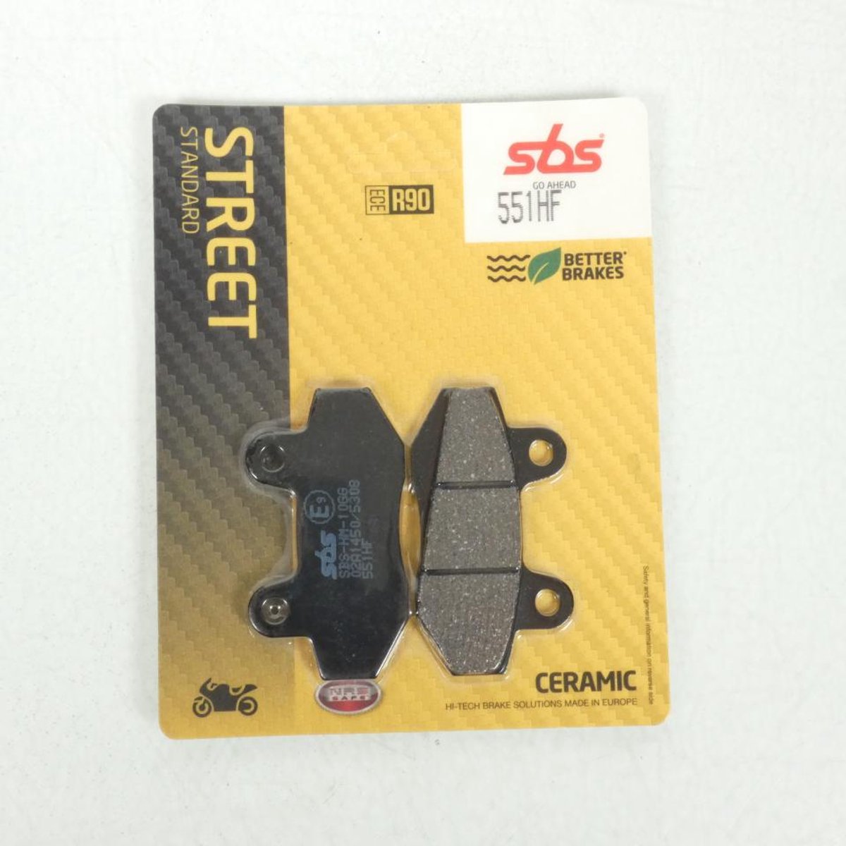 Plaquette de frein SBS pour Moto Chinois 125 motocycle Neuf