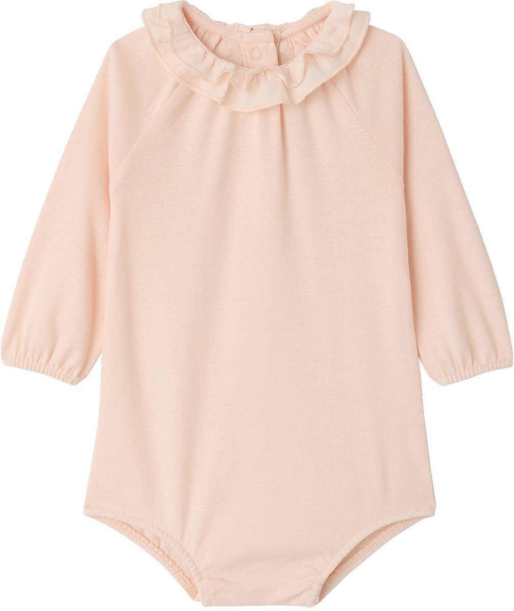 Vertbaudet Body baby meisjes kraag met ruches lange mouwen