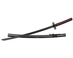Katana samurai LW722314 zwaard lengte 101,5 cm decoratie - A RED AND BLACK HANDLED KATANA samoerai