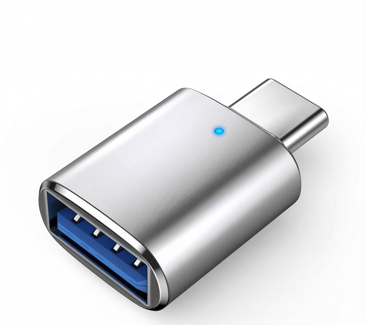 Nereb - USB C naar USB A Adapter - USB C naar USB Adapter - USB C naar USB A Converter met USB A Female Poort