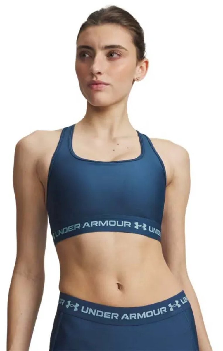 Under Armour Crossback Sportbeha Met Medium Impact Blauw XL Vrouw