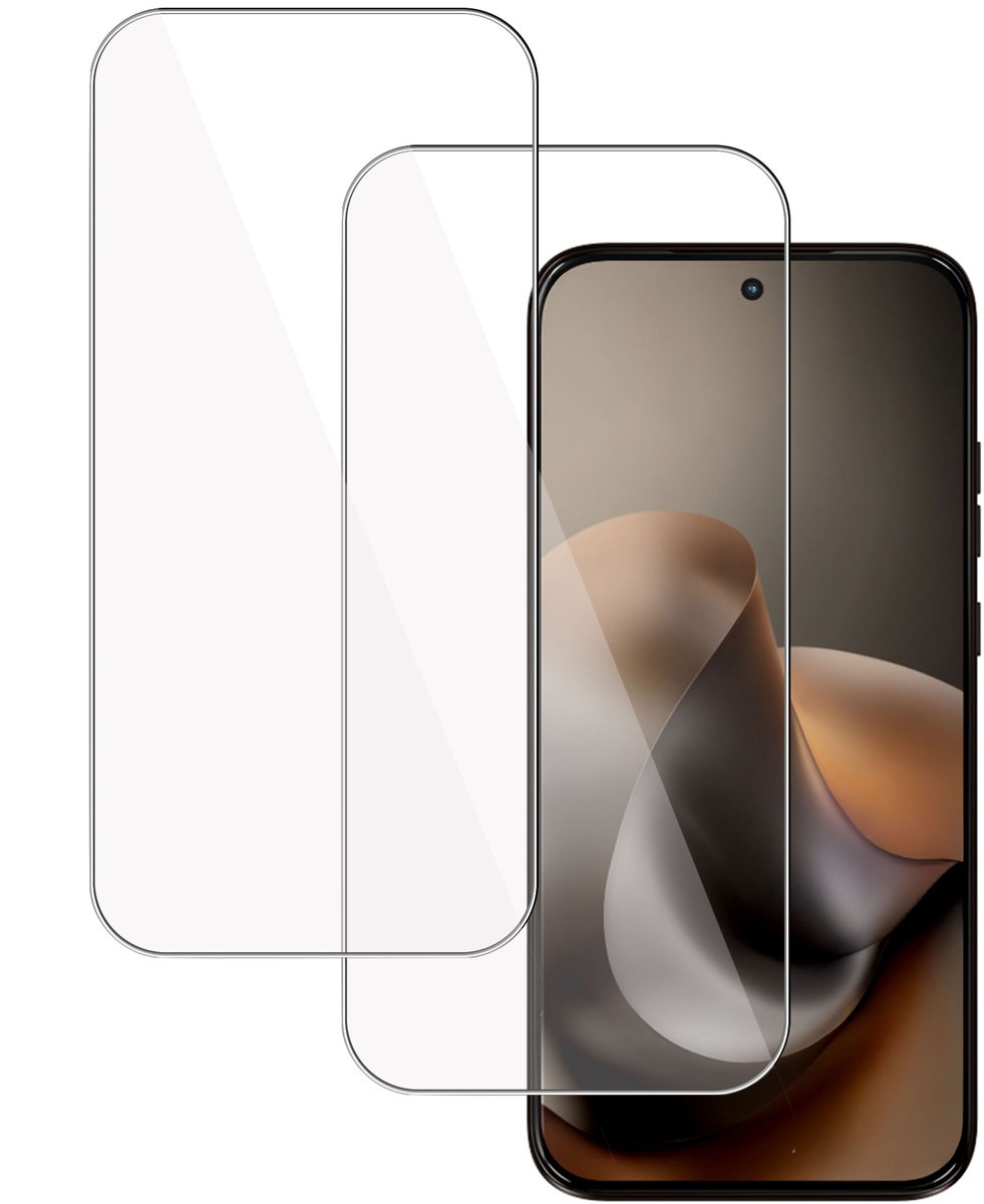 Proteq Screenprotector 2x geschikt voor Motorola Moto G67 – Gehard Glas – Rounded – Proteqt+ – Krasbestendig