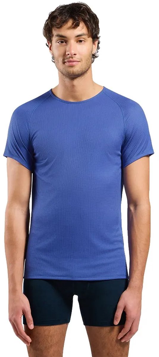 Odlo Active Light Korte Mouwen Basislaag Blauw M Man