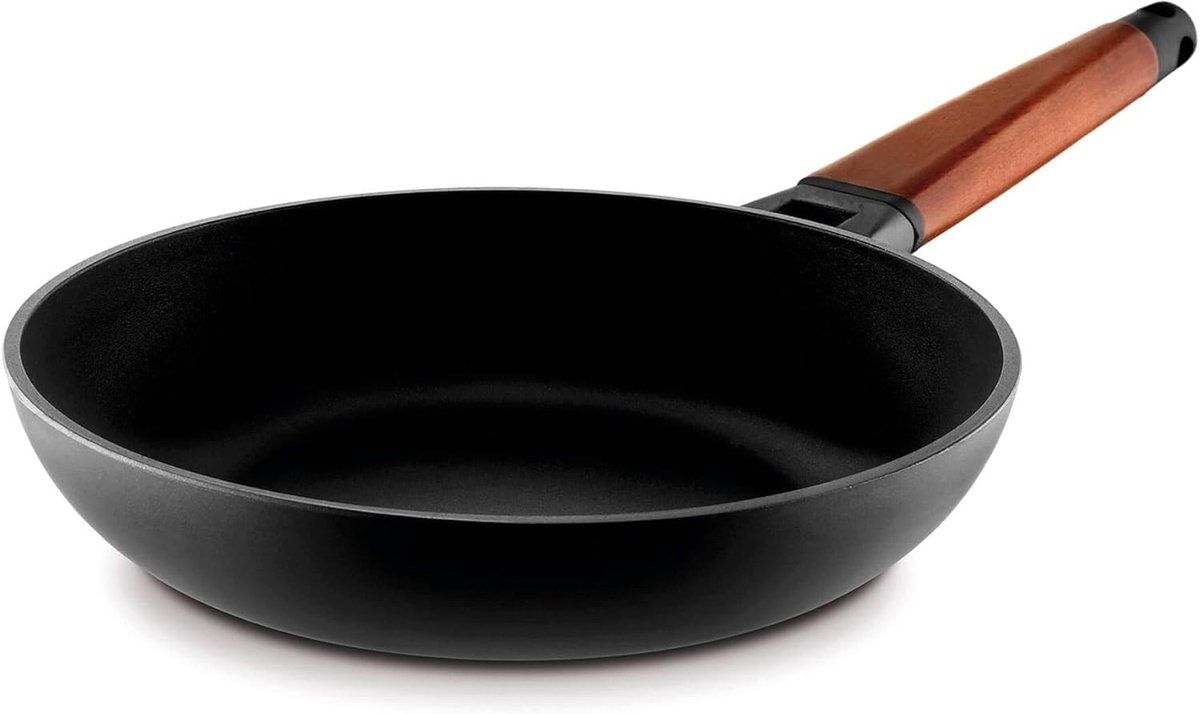 Casserole - Koekenpan - Koken en braden - Afneembaar handvat - 24 cm - Multicolour