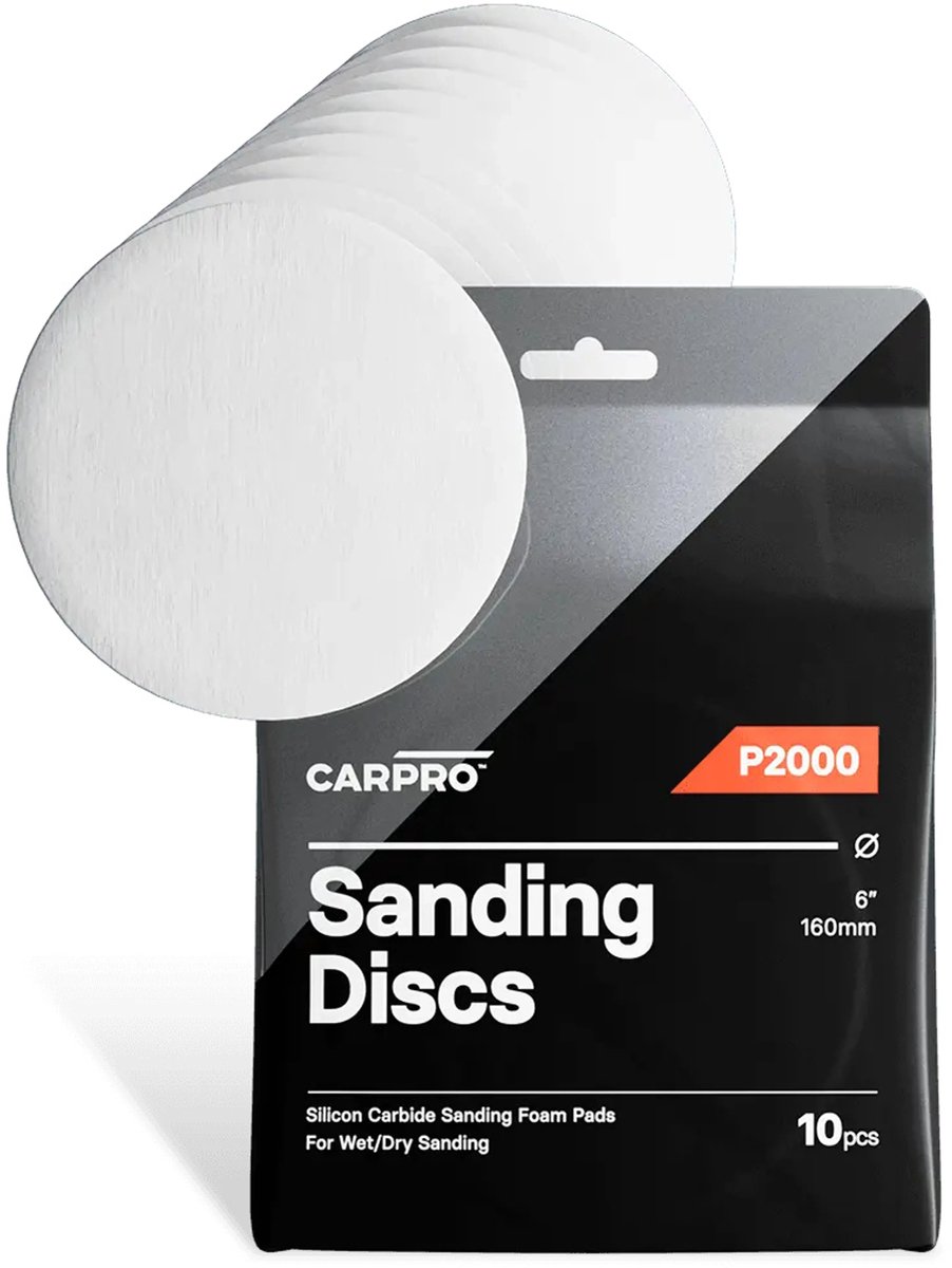 CarPro SiC P2000 Sanding Discs 150mm - 10 stuks