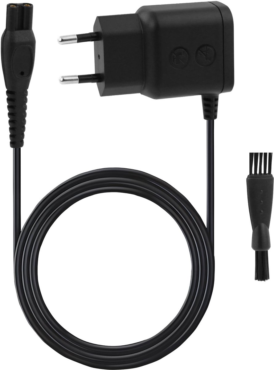 Oplader voor Scheerapparaat - Compact Formaat - 15V Stroomvoorziening