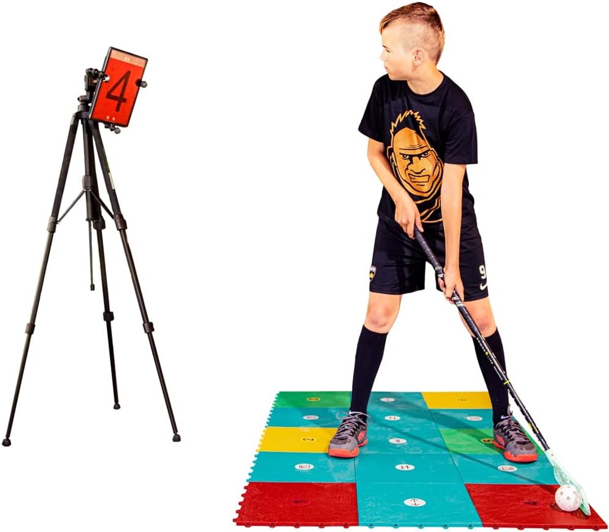 Trainingsvloer Tegels - Skills Zone - Unihockey Training - Interactief App Systeem - 15 Delen 33x33cm