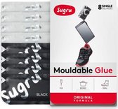 Sugru, kneedbare kit | 8-Pack 4x Zwart, 4x Wit