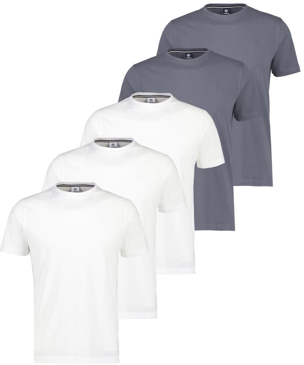 LERROS Heren t-shirt 5 pack Basic