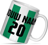 Mok Groningen - Groen & Wit - Fan Cadeau Trots van het Noorden