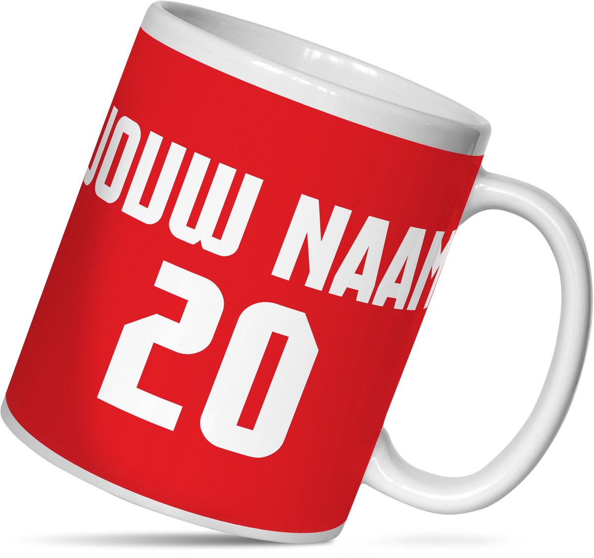 Mok Twente - Volledig Rood - Fan Cadeau Tukker Pride