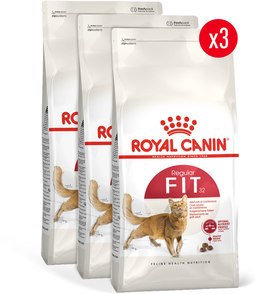 Royal Canin Royal Canin Fit 32 - 3 x 4 kg