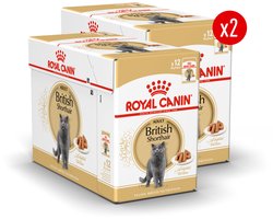 Royal Canin British Shorthair Adult Wet - 24 x 85 g - Katten Natvoer - Voordeelverpakking