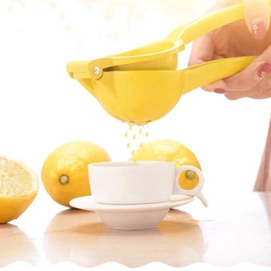 Sensova - Handmatige Citroenpers Aluminium - Draagbare Fruitpers Voor Citroen En Sinaasappel - Compact Keukengereedschap - Milieuvriendelijk - Eenvoudig Te Reinigen - Sterk En Duurzaam - Mini Sapcentrifuge Voor Dagelijks Gebruik van Sensova — afbeelding 2