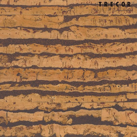 Kurkvloer met kliksysteem - Kurkparket - Woonruimte - Keramische laklaag - 91x30 cm - Natuurlijk bruin