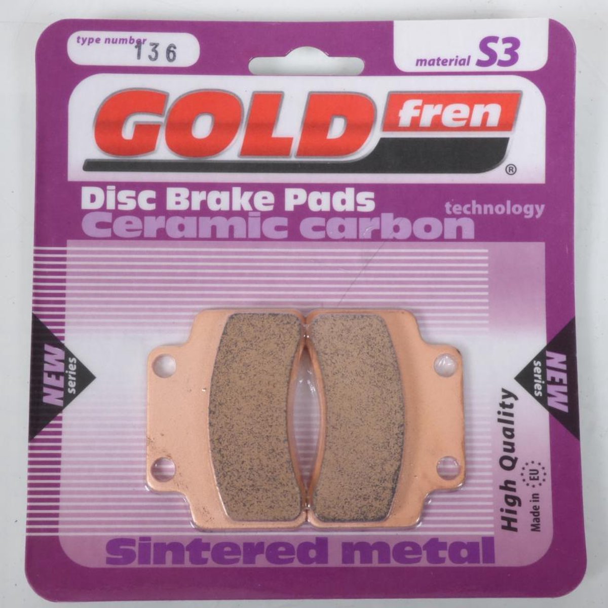Plaquette de frein Gold Fren pour Scooter Chinois Scoot Neuf