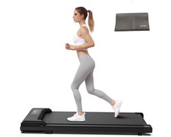Loopband voor thuis Compact Loopband 1-6 km/u 12 Programma's Loopbanden met Afstandsbediening wandelband - Loopmachine - Met LED-display Voor kleine appartementen met schokdempende kussens