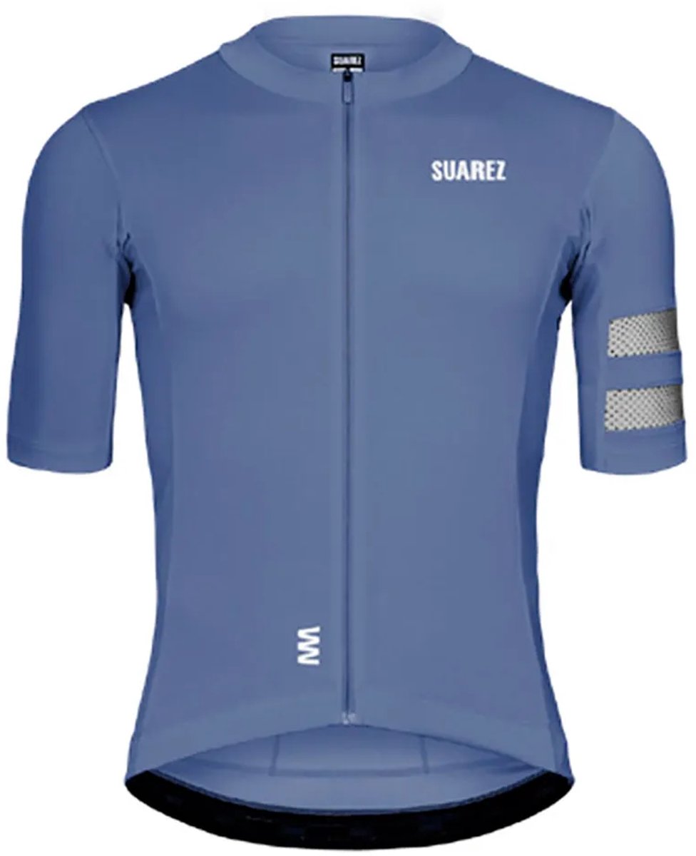 Suarez Fonte 2.4 Korte Mouw Wielertrui Blauw M Man