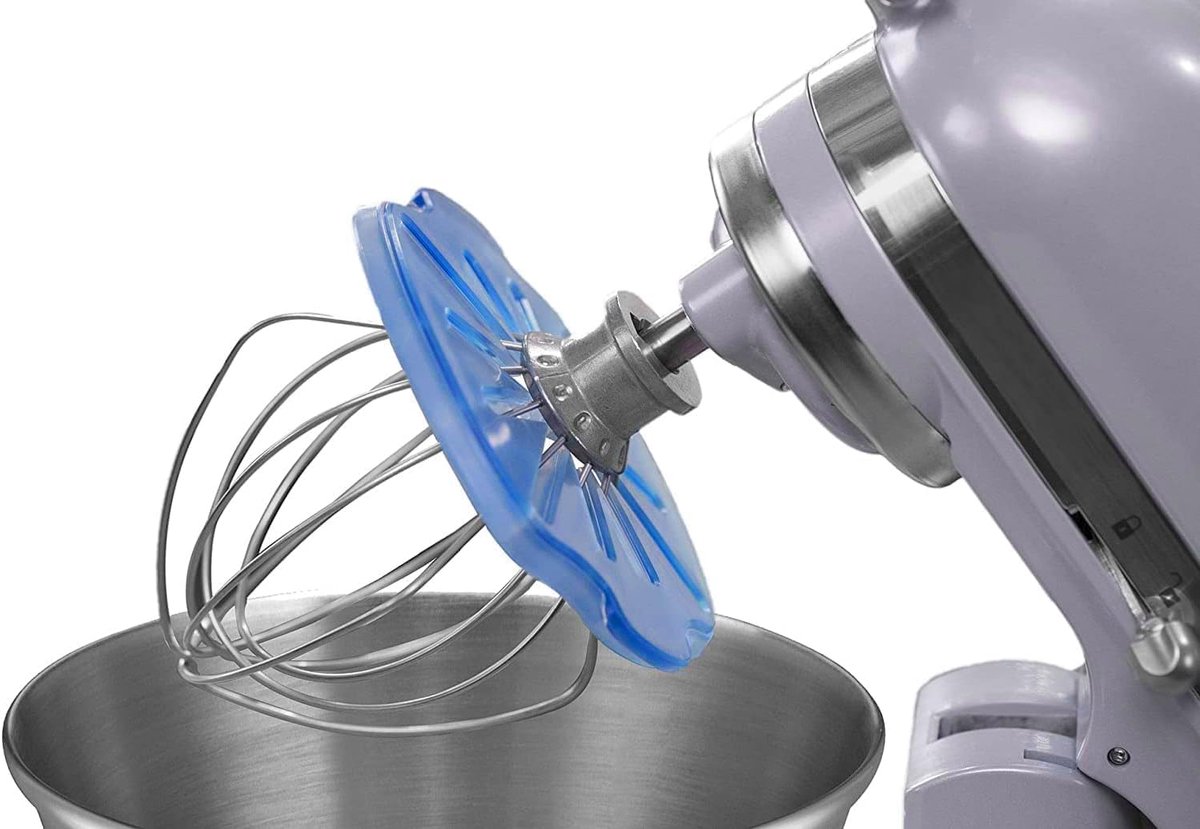 Mixer Accessoire - Keuken Mixer Hulp - Bakken Zonder Knoei - Spatel Functie - Klassiek Blauw