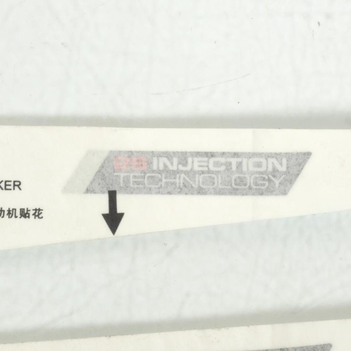 Autocollant 2S Injection tech pour scooter Peugeot 50 Speedfight 4 11794769/20