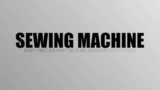 Naaimachine - 16 steken - LED Verlichting - Sewing Machine - Lichtgewicht - Hobby & Creatief - Voetpedaal - incl. Accessoires