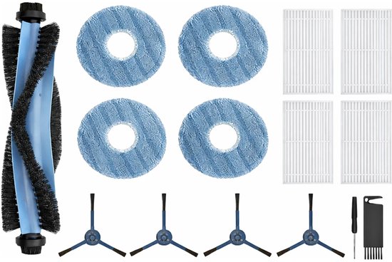 Voor Mova S10 Plus reinigingsaccessoires inclusief hoofdborstel en filters
