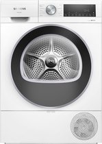 Siemens WQ43G1DANL IQ500 - Warmtepompdroger - 9 kg - AutoDry - EasyClean Filter - speedPack: Bespaar tijd met snelle programma's -Wit