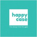 HappyCase logo met de tekst 'The design that fits you!'.