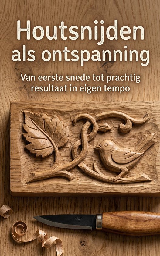 Houtsnijden als ontspanning - cover