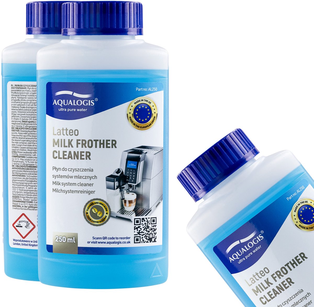 Aqualogis Latteo - Melksysteem Reinigingsvloeistof - 250ml