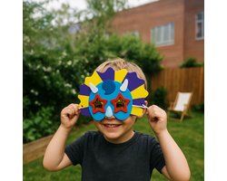 Creator Zone - Creatieve Knutselset - Dino Masker - DIY - Foam Stickers