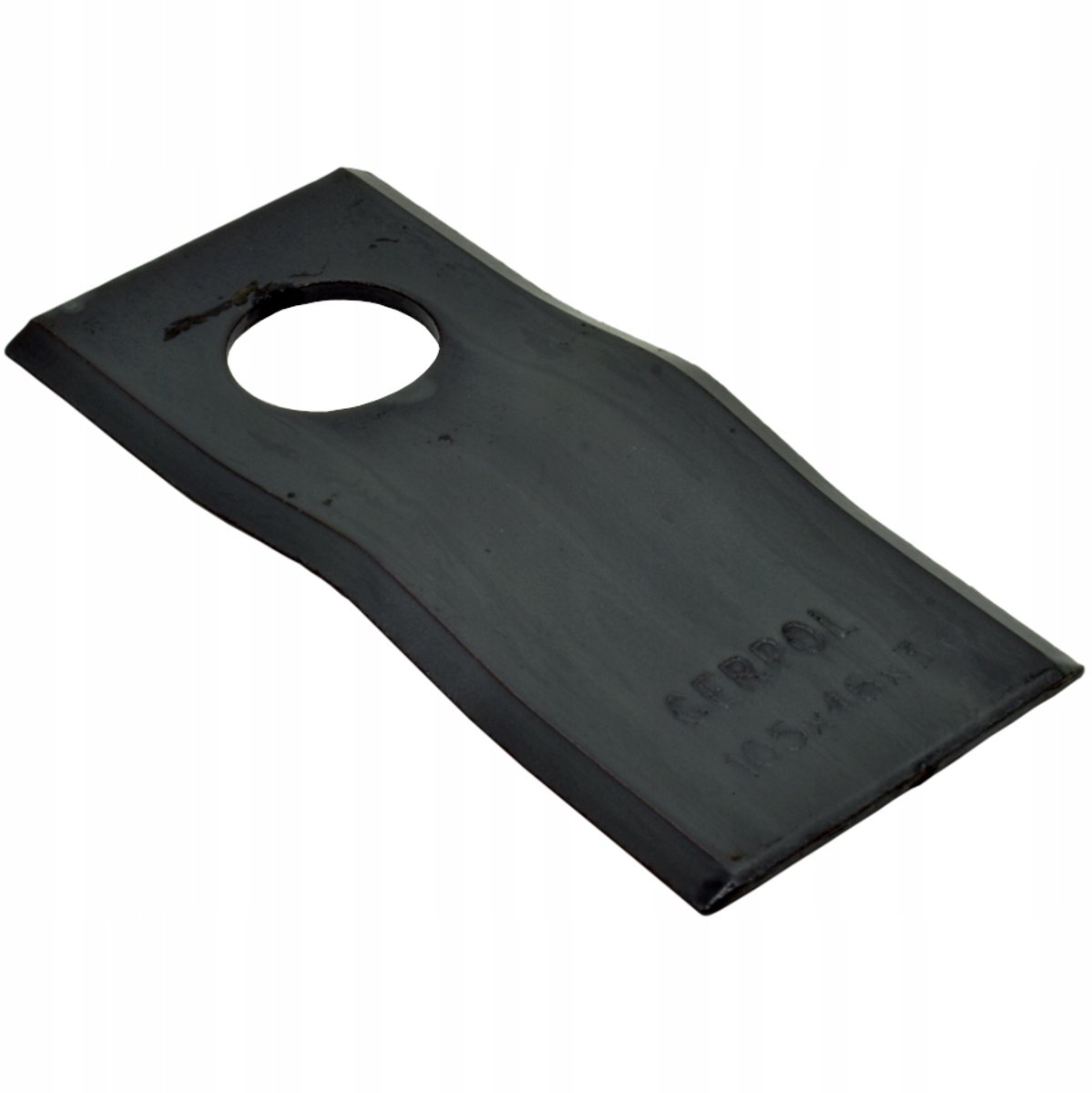 ZTR Serie - Professionele Gebogen Mes - 105x49mm - Ø21 mm - Voor Tsjechische Grasmaaiers
