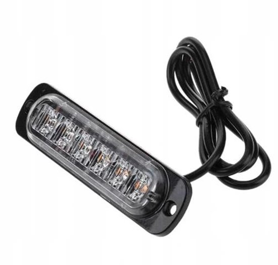 Stroboscoop LED Lamp - Waarschuwingslicht - 4 LED - 12/24V — afbeelding 3