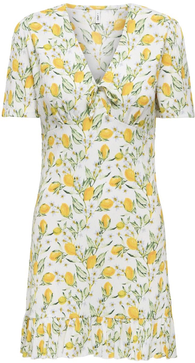ONLY - ONLMOLLY S/S V-NECK DRESS JRS NOOS Dames Jurk