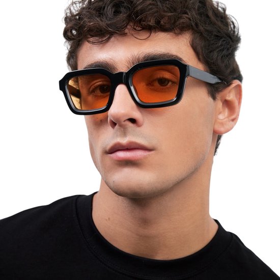 Loud and Clear® - Zonnebril - Heren - Dames - Oranje - Vierkant - Gepolariseerd - Polariserend - Koningsdag - WK van Merkloos — afbeelding 3