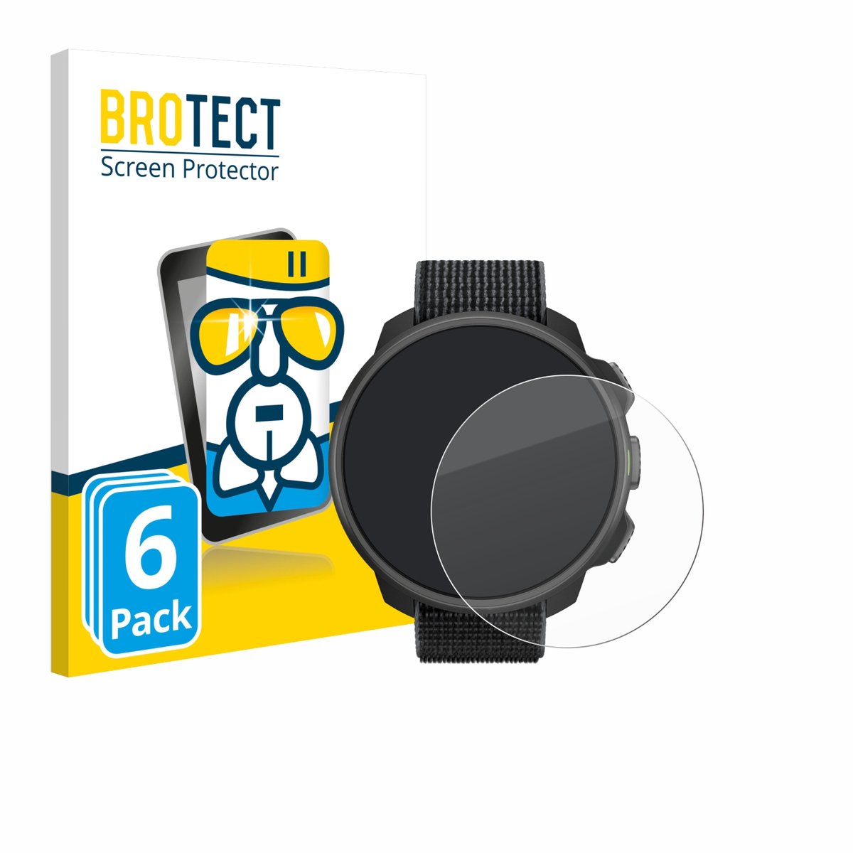 Screenprotector 6 Stuks voor Suunto Nautic S Beschermglas transparant