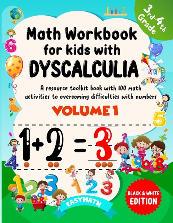 Math Workbook For Kids With Dyscalculia. A resource toolkit  ... - cover