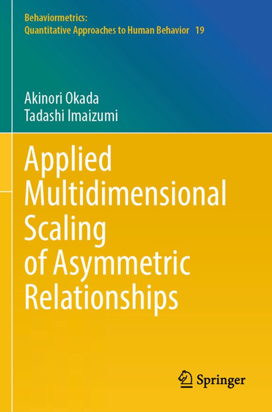 Behaviormetrics: Quantitative Approaches to Human Behavior19 ... - cover