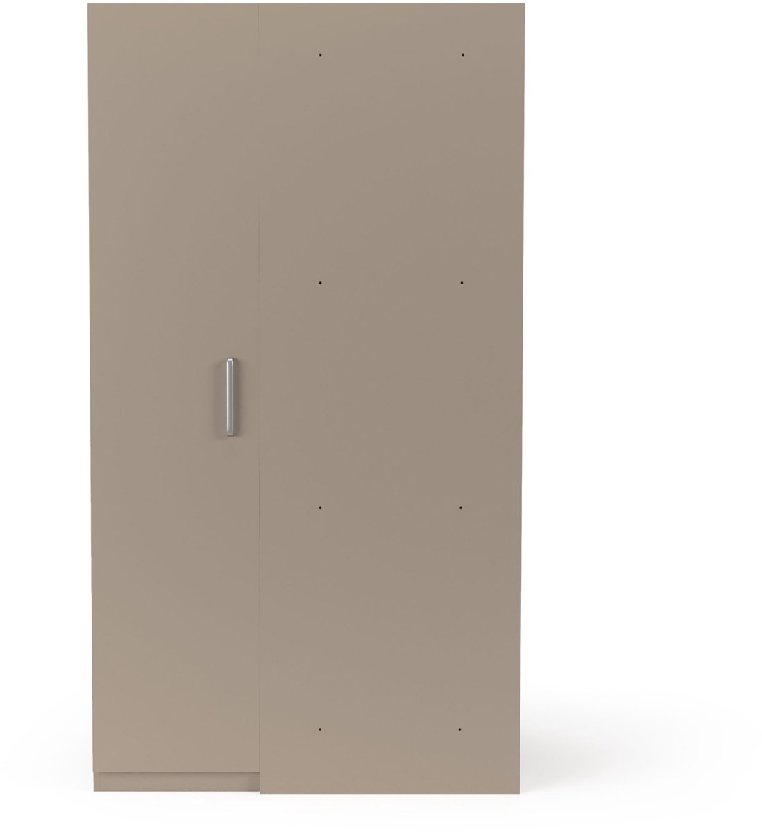 Wasophoogte® Opbergkast - Zijkast voor wasmachine kast - Module L2 - 700(D)*1150(B)*2110(H) mm - Taupe