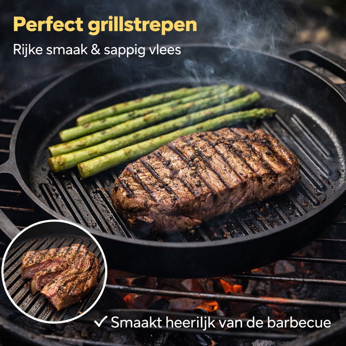 MAYSTERNYA MAYSTERNYA Ø34 cm Grillpan - afbeelding 5