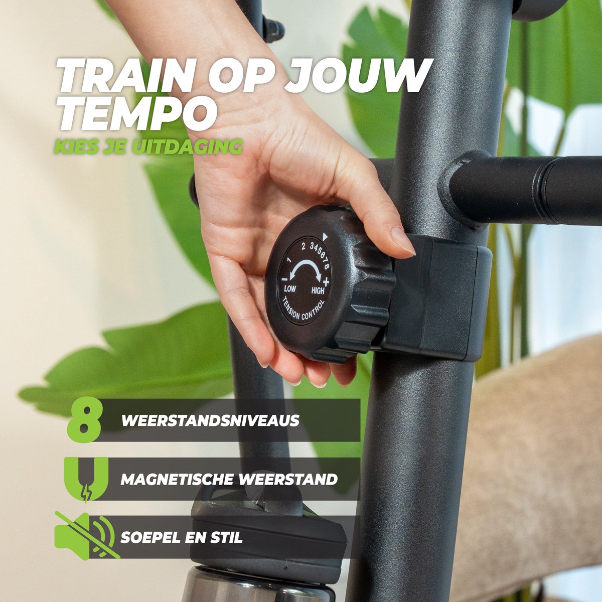 VirtuFit Crosstrainer CTR 1.0 Grijs met Tablethouder - afbeelding 2