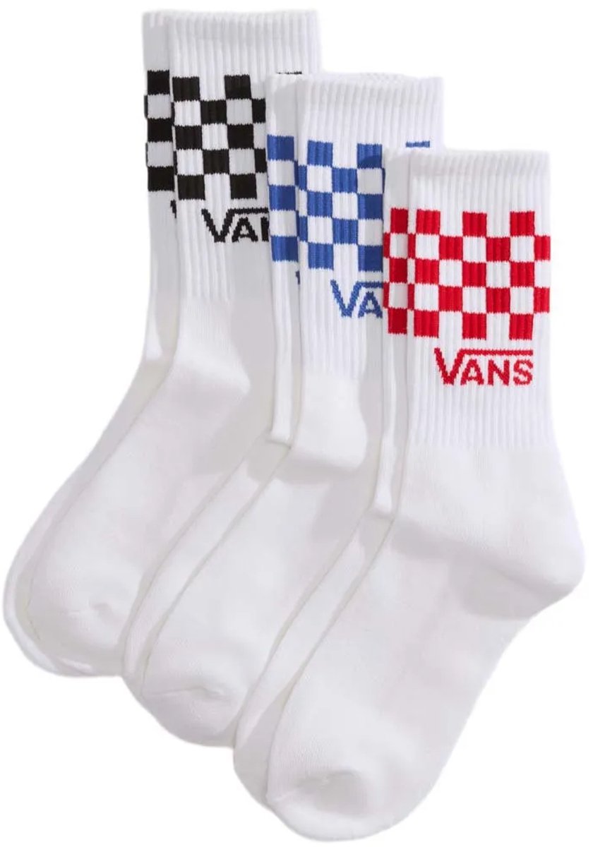 Vans Classic Check Crewsokken 3 Eenheden 1/2-47 Wit